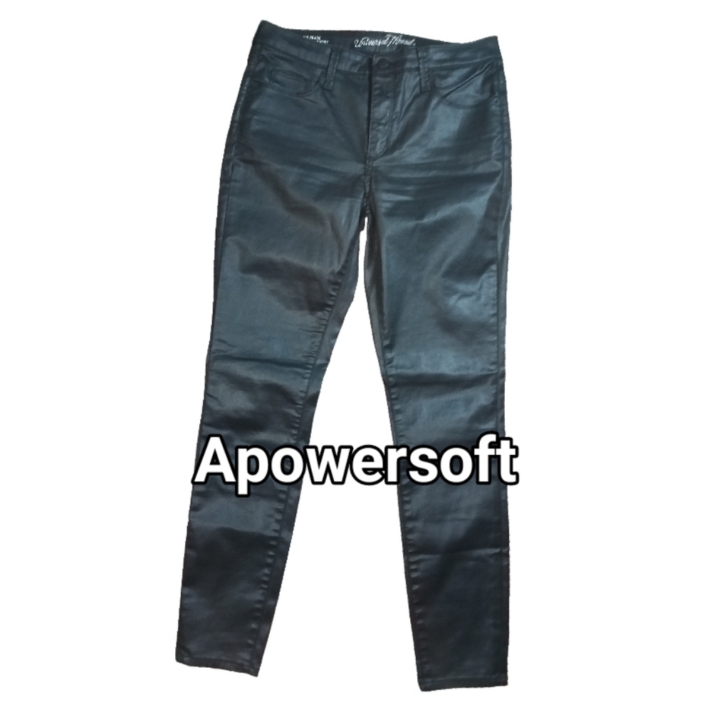 Faux Leather Skinny Jeans